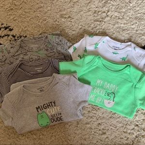 (5) 18-month onesies